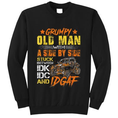 Grumpy Old Man Sxs Utv Side By Side Tall Sweatshirt