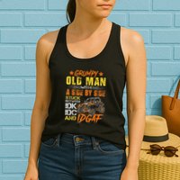 Grumpy Old Man Sxs Utv Side By Side Womens Tank Top