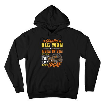 Grumpy Old Man Sxs Utv Side By Side Tall Hoodie