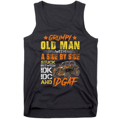 Grumpy Old Man Sxs Utv Side By Side Tank Top