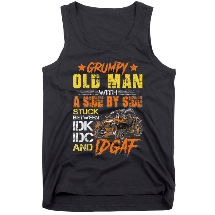 Grumpy Old Man Sxs Utv Side By Side Tank Top