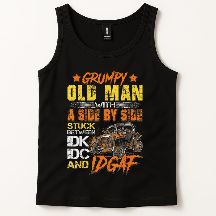 Grumpy Old Man Sxs Utv Side By Side Tank Top