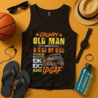 Grumpy Old Man Sxs Utv Side By Side Tank Top
