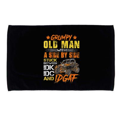 Grumpy Old Man Sxs Utv Side By Side Microfiber Hand Towel