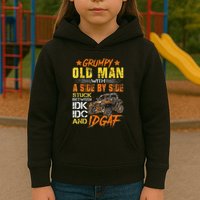 Grumpy Old Man Sxs Utv Side By Side Kids Hoodie