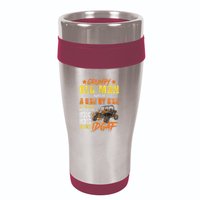 Grumpy Old Man Sxs Utv Side By Side 16oz Travel Tumbler