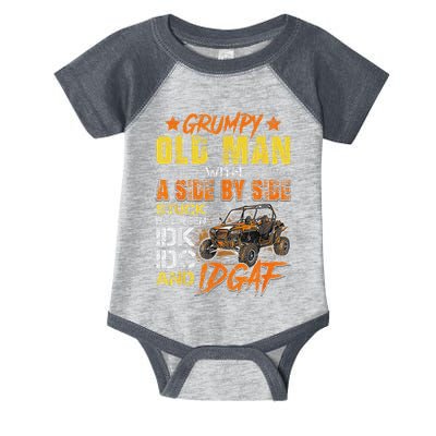 Grumpy Old Man Sxs Utv Side By Side Infant Baby Jersey Bodysuit