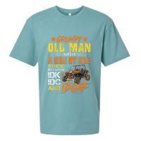 Grumpy Old Man Sxs Utv Side By Side Sueded Cloud Jersey T-Shirt