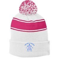 Gulf of Mexico Stay Salty Resistance Stripe Pom Pom Beanie