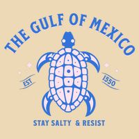 Gulf of Mexico Stay Salty Resistance Drawstring Bag