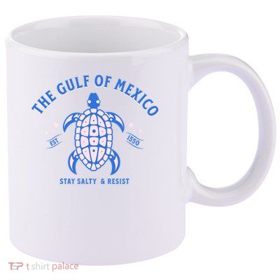 Gulf of Mexico Stay Salty Resistance 11oz C Handle Ceramic Mug