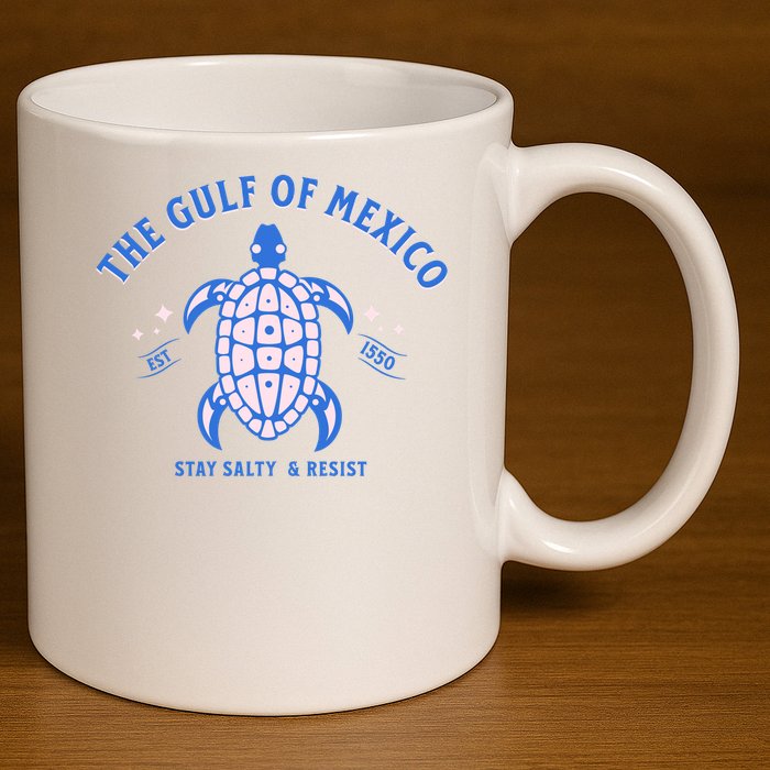 Gulf of Mexico Stay Salty Resistance 11oz C Handle Ceramic Mug