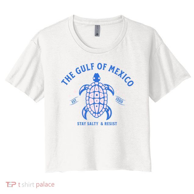 Gulf of Mexico Stay Salty Resistance Crop Top