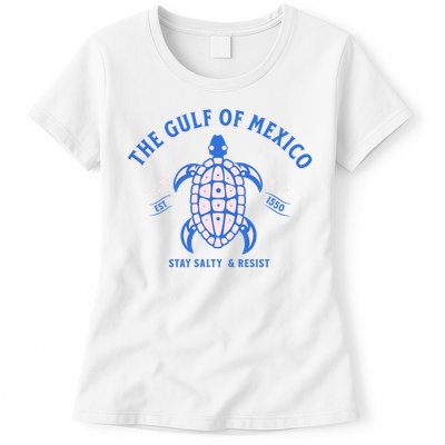 Gulf of Mexico Stay Salty Resistance Womens T-Shirt