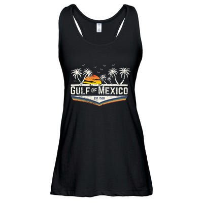Gulf Of Mexico Since 1550 Florida Beach Gulf Coast Ladies Essential Flowy Tank
