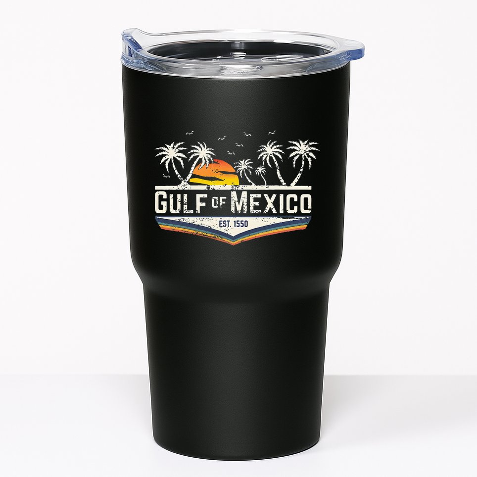 Gulf Of Mexico Since 1550 Florida Beach Gulf Coast Tumbler