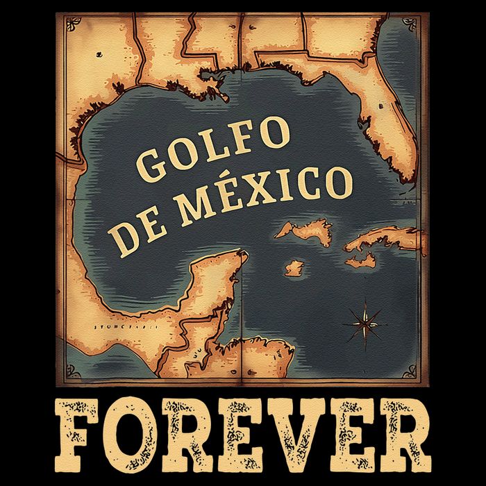 Gulf Of Mexico Summer Not Trump Us America Historic Map .Png Drawstring Bag