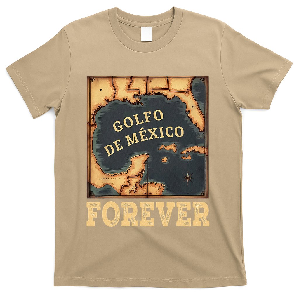 Gulf Of Mexico Summer Not Trump Us America Historic Map .Png T-Shirt