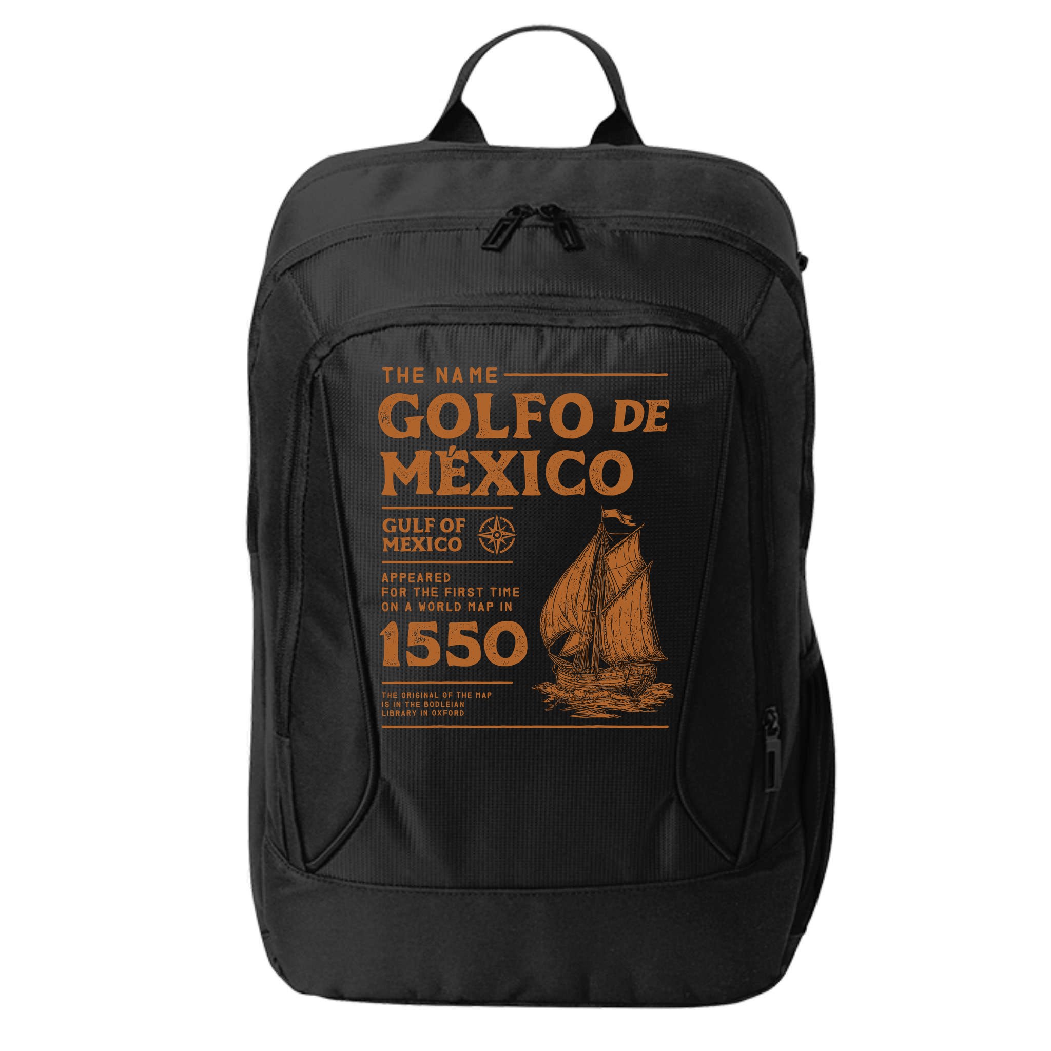 Gulf Of Mexico First Map Since 1550 City Backpack