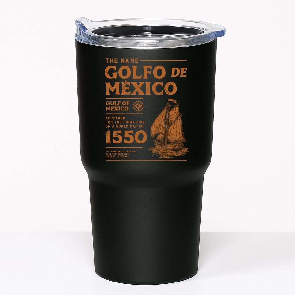 Gulf Of Mexico First Map Since 1550 Tumbler