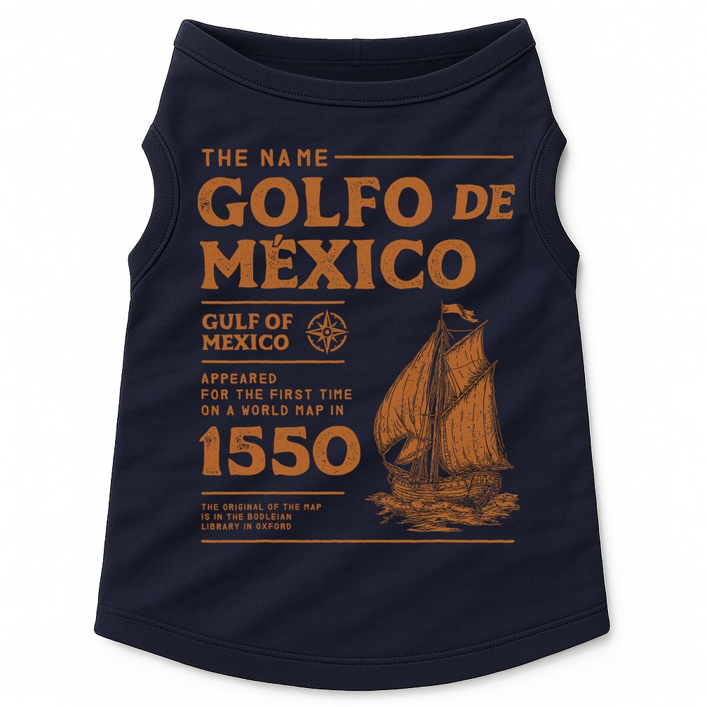 Gulf Of Mexico First Map Since 1550 Doggie Tank
