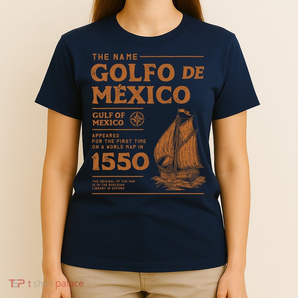 Gulf Of Mexico First Map Since 1550 T-Shirt
