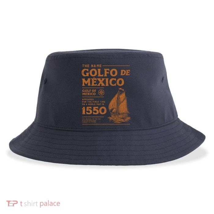 Gulf Of Mexico First Map Since 1550 Sustainable Bucket Hat
