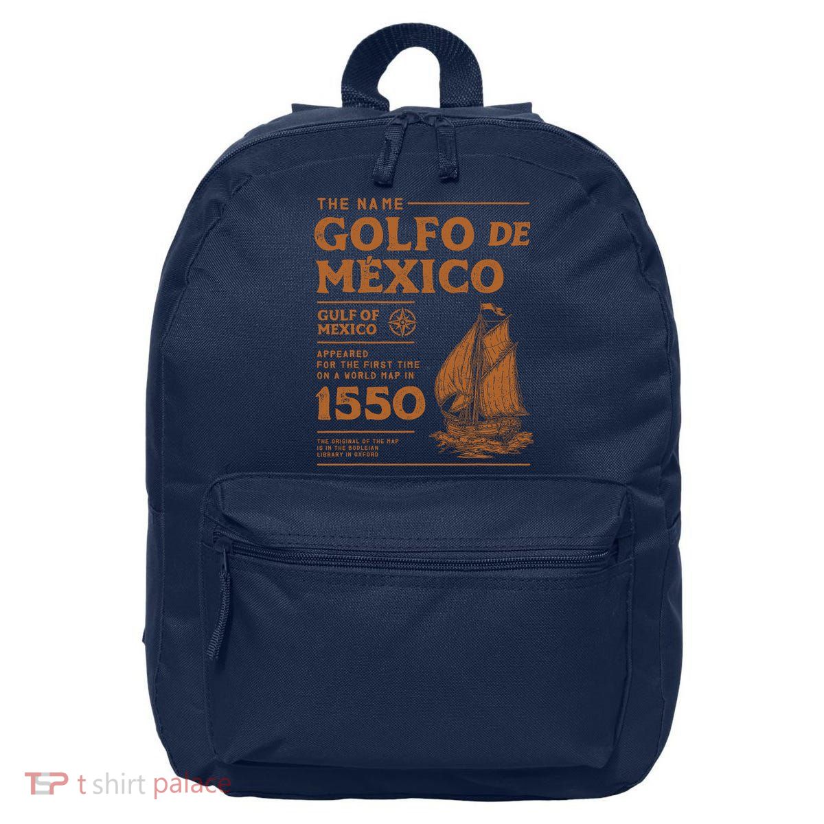 Gulf Of Mexico First Map Since 1550 16 in Basic Backpack