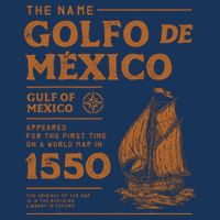 Gulf Of Mexico First Map Since 1550 25L Jumbo Tote