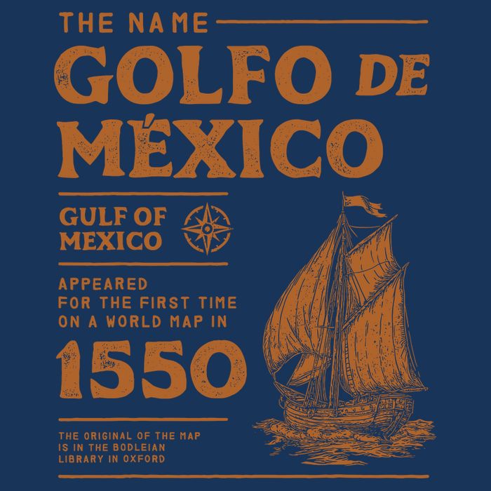 Gulf Of Mexico First Map Since 1550 25L Jumbo Tote