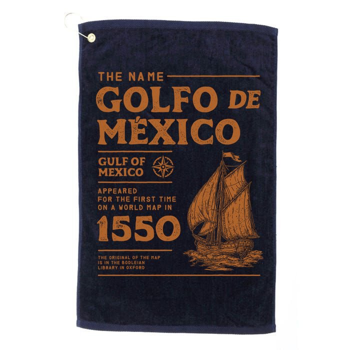 Gulf Of Mexico First Map Since 1550 Golf Towel