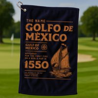 Gulf Of Mexico First Map Since 1550 Golf Towel