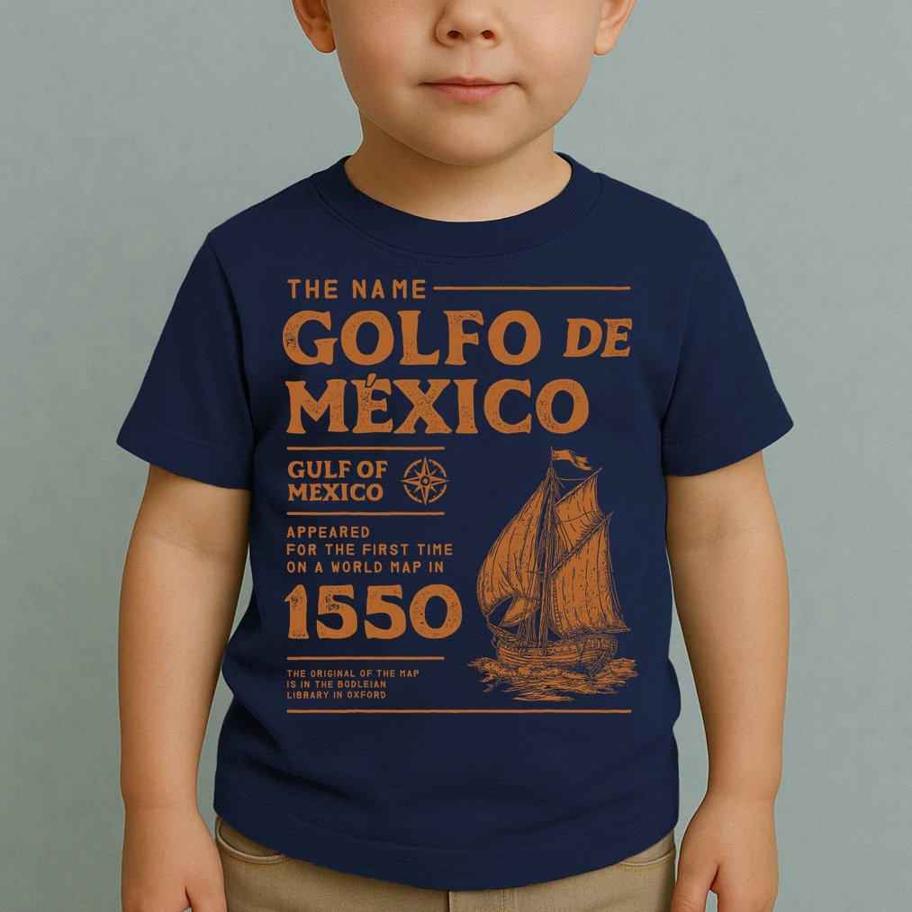 Gulf Of Mexico First Map Since 1550 Toddler T-Shirt