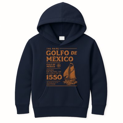 Gulf Of Mexico First Map Since 1550 Kids Hoodie