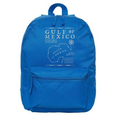 Gulf Of Mexico 1672 Historic Map 16 in Basic Backpack