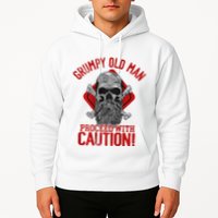 Grumpy Old Man Proceed With Caution Hoodie