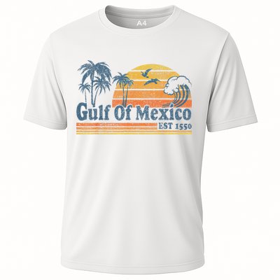 Gulf Of Mexico Est 1550 Retro Vintage Beach Gulf Of Mexico Performance Shirt