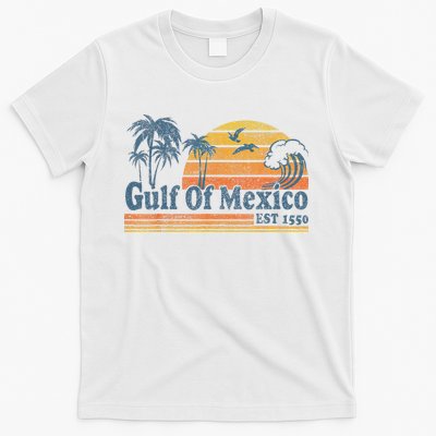 Gulf Of Mexico Est 1550 Retro Vintage Beach Gulf Of Mexico T-Shirt
