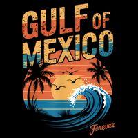 Gulf Of Mexico Forever Retro Vintage Gulf Of Mexico Sweatshirt