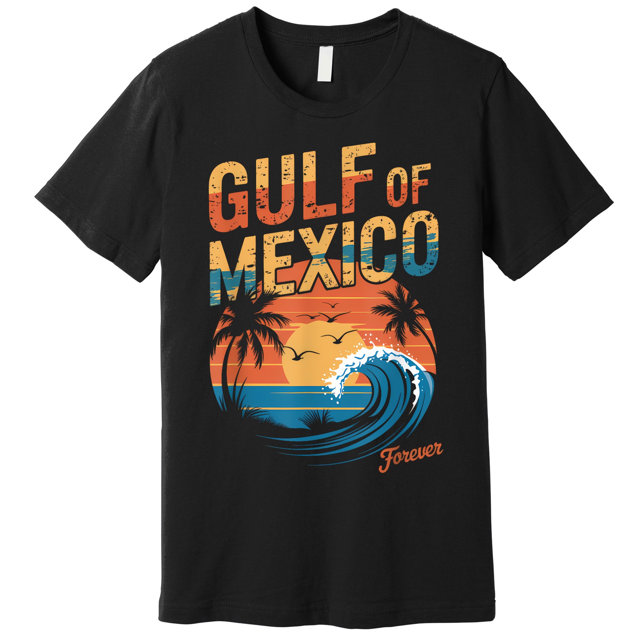Gulf Of Mexico Forever Retro Vintage Gulf Of Mexico Premium T-Shirt