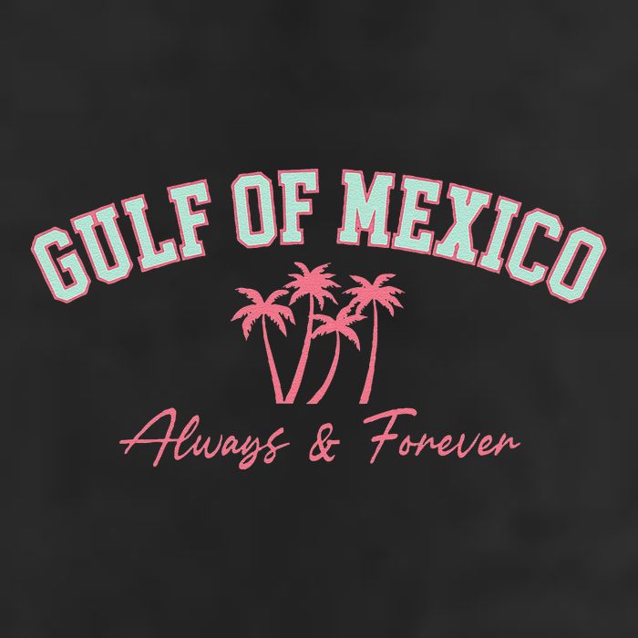 Gulf Of Mexico Always Forever Coastal Love Palms 11oz C Handle Ceramic Mug