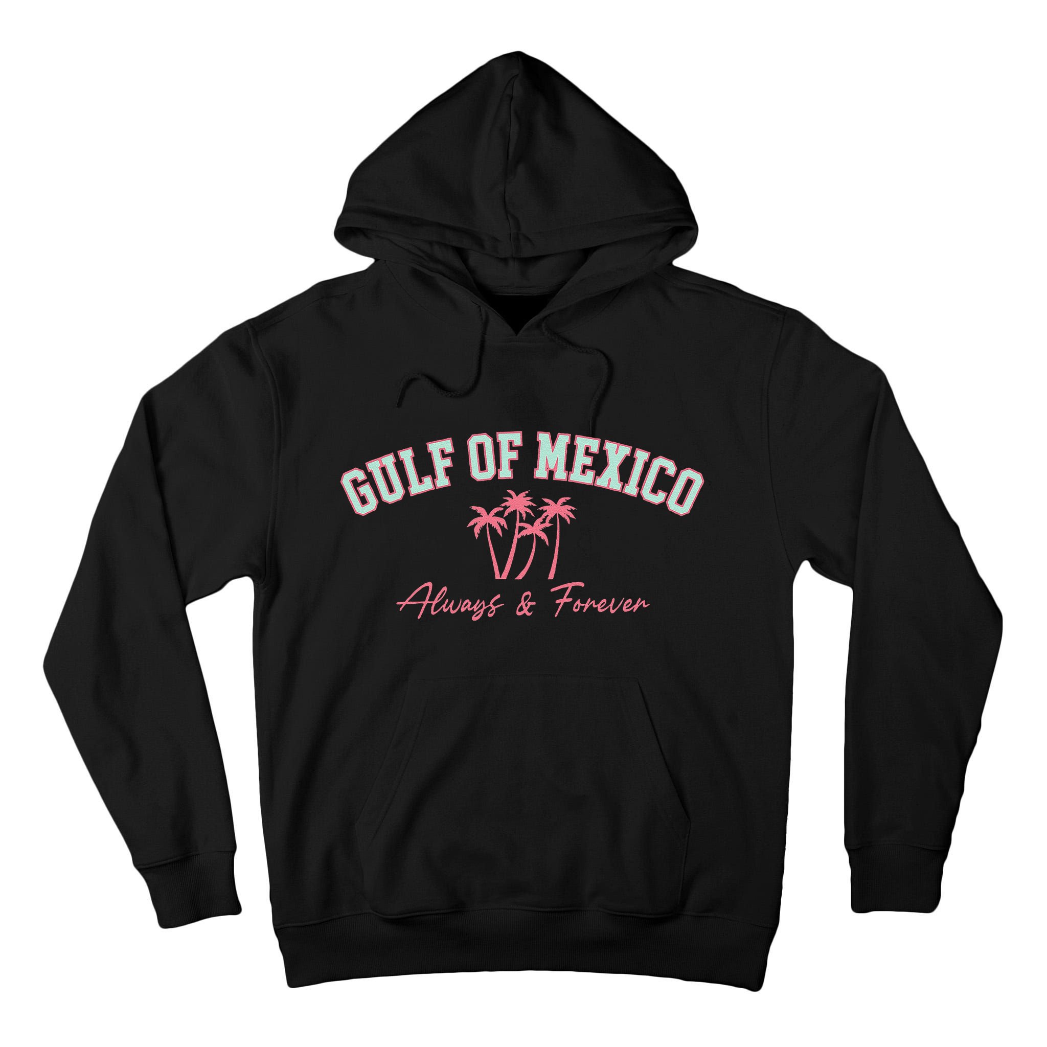 Gulf Of Mexico Always Forever Coastal Love Palms Tall Hoodie