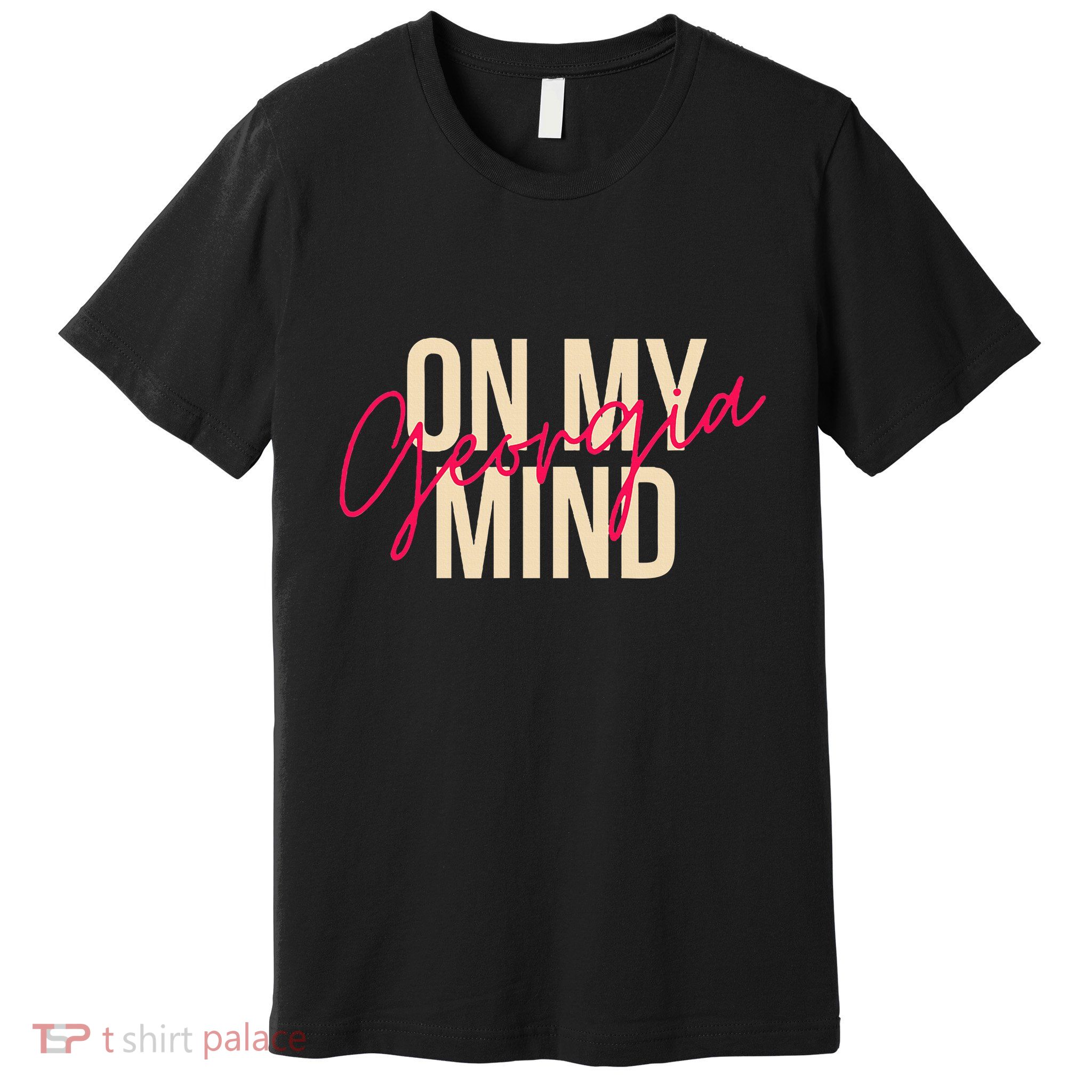 Georgia On My Mind Atlanta Peach State Southern Premium T-Shirt