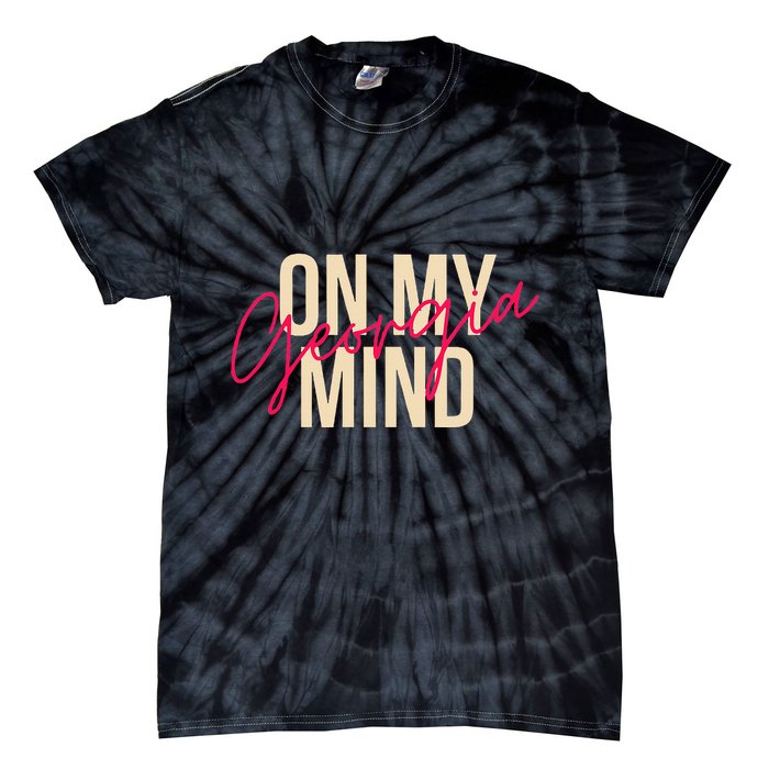 Georgia On My Mind Atlanta Peach State Southern Tie-Dye T-Shirt