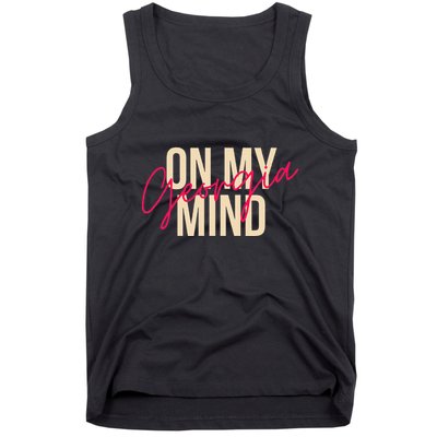 Georgia On My Mind Atlanta Peach State Southern Tank Top