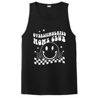 Groovy Overstimulated Moms Club Funny Trendy Mom PosiCharge Competitor Tank