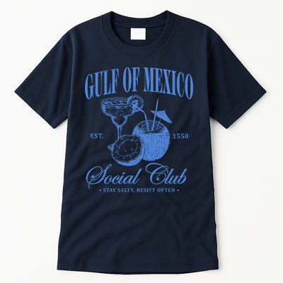 Gulf Of Mexico Vintage Social Club Est 1550 Tall T-Shirt