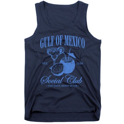 Gulf Of Mexico Vintage Social Club Est 1550 Tank Top