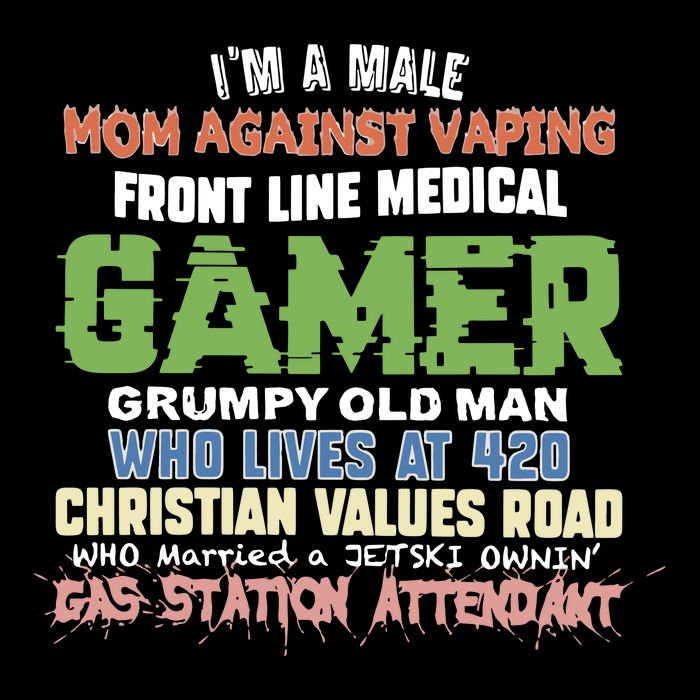 Grumpy Old Man Gamer Mom Against Vaping Gamer Who Lives At 420 Christian Values City Backpack