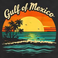 Gulf Of Mexico Beach Palms Summer Vacation Cool Comfort Performance Bucket Hat